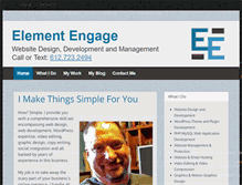 Tablet Screenshot of elementengage.com